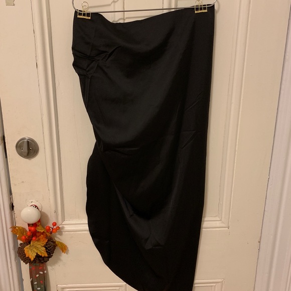 Black midi side slit fashion nova skirt - Picture 5 of 5